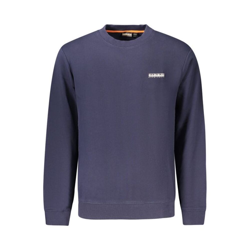 Napapijri Blue Cotton Men Men's Sweatshirt